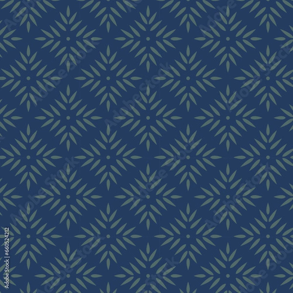 Obraz Geometric Tile Seamless Floral Wallpaper Pattern