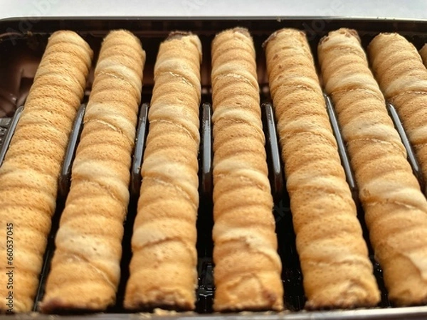 Obraz cookies on a white background