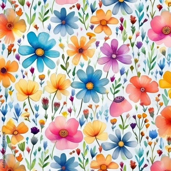 Obraz seamless pattern with flowers