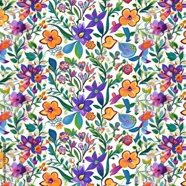 Obraz seamless floral pattern