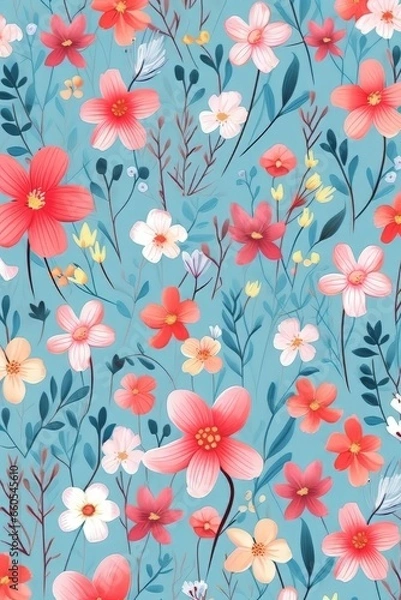 Obraz seamless floral pattern