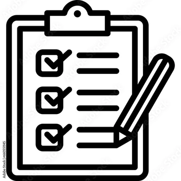 Obraz Planning Outline Icon