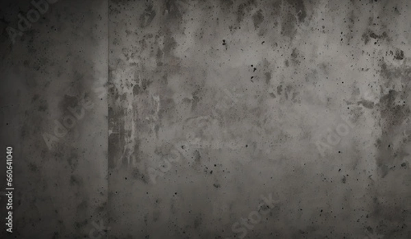 Fototapeta Grunge metal wall texture background, suitable for Halloween theme background, old cracks in cement, dusty old film effect texture, horror concrete imitation facade wall, generative AI