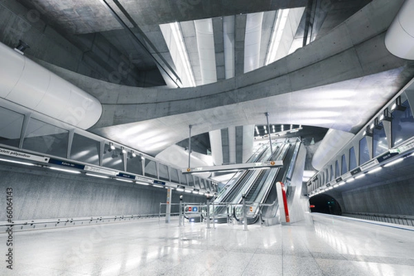 Fototapeta subway station interior