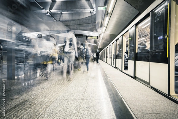 Obraz subway station interior