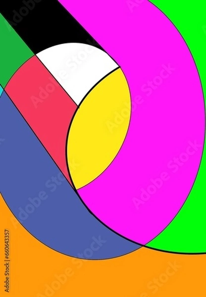 Obraz Geometrical composition for wall decoration