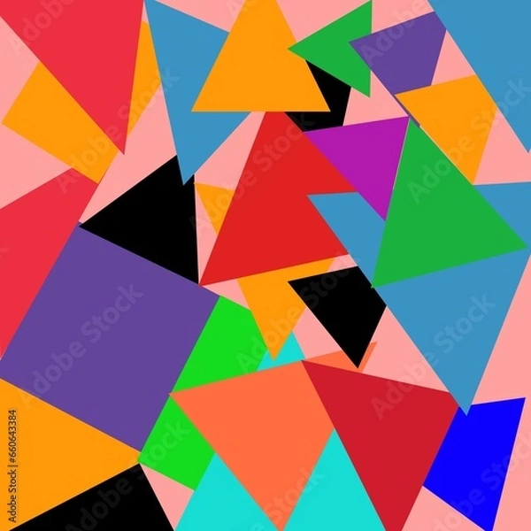 Obraz abstract geometric background