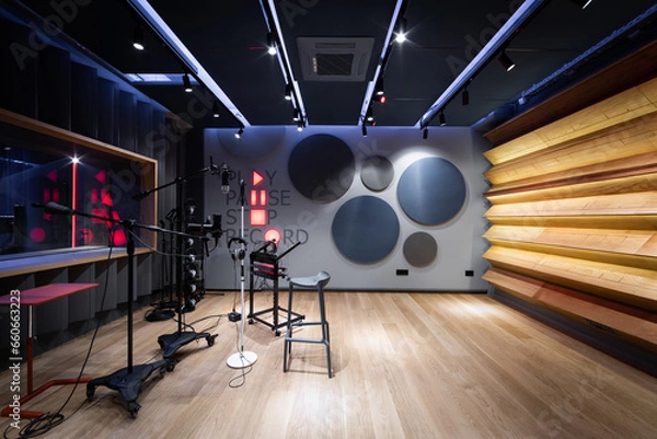 Obraz Large empty recording studio interior