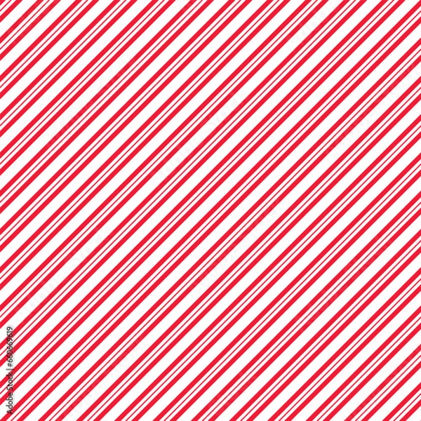 Fototapeta Candy cane Christmas background, seamless pattern.
