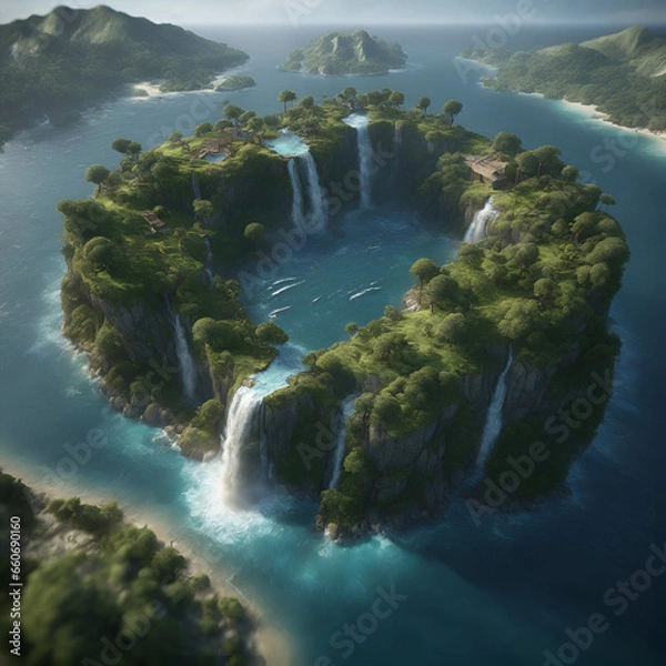 Fototapeta beautiful island