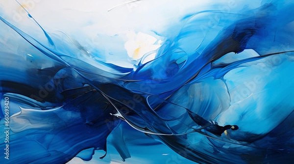 Obraz Abstrato Azul intenso