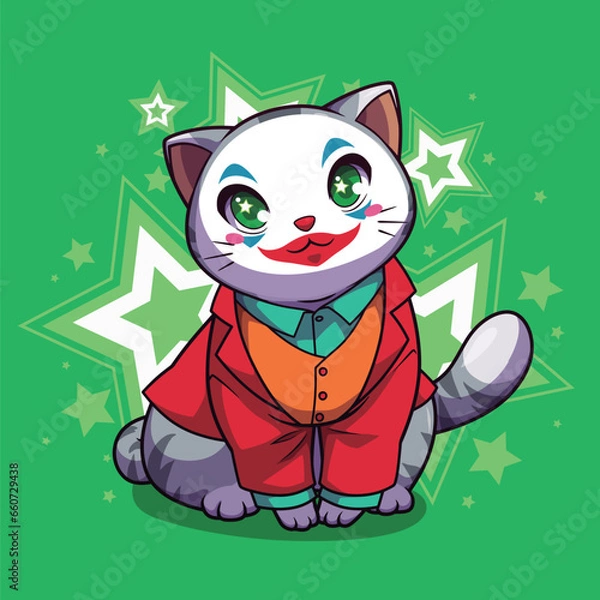 Obraz cute kitten in costumes spooky