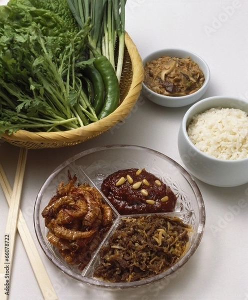 Fototapeta 한국요리