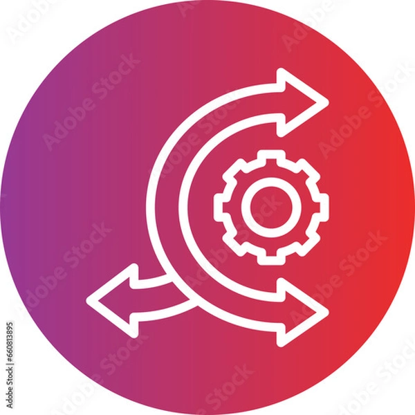 Obraz Vector Design Agile Icon Style