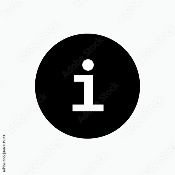Obraz Info Icon. Information Center. Help Desk Symbol. Applied for Design, Presentation, Website or Apps Elements - Vector.