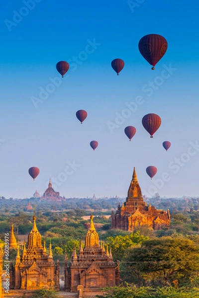Fototapeta temples in Bagan, Myanmar