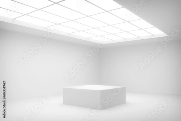 Fototapeta interior with stand