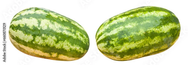 Fototapeta Watermelon. Transparent Background.
