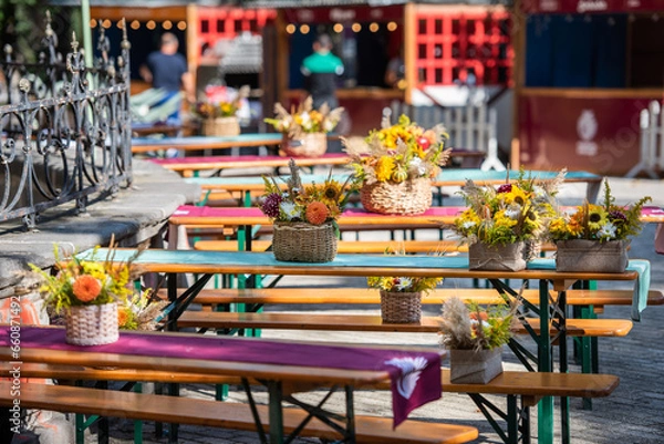 Obraz Autumn brackets on a table