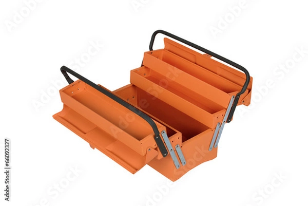 Obraz orange tool box