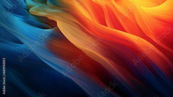 Fototapeta Abstract colorful wave background