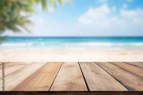 Fototapeta Tropical Beach Product Display
