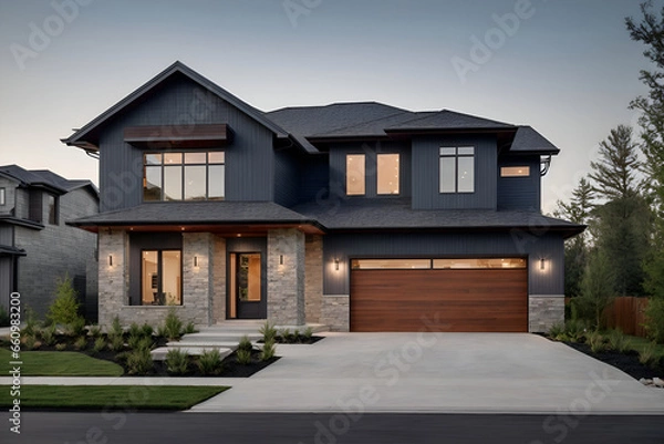 Obraz old house in the village