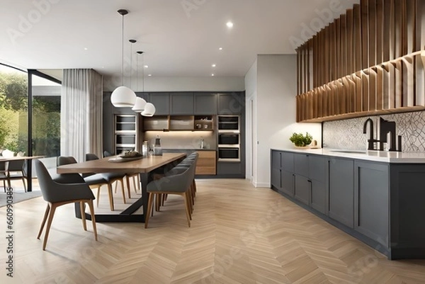 Fototapeta modern kitchen interior