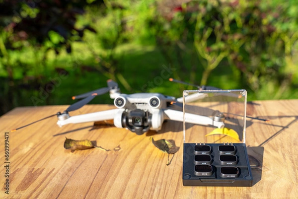 Obraz Neutral density filter set for drones