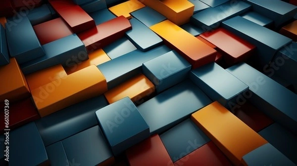 Fototapeta Overlapping forms background , Background Image,Desktop Wallpaper Backgrounds, HD