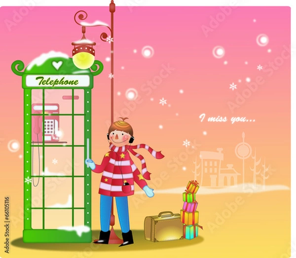 Fototapeta 겨울풍경