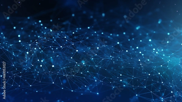 Obraz Technology blue background 