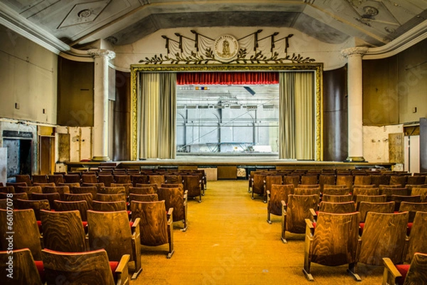 Obraz abandoned old theater