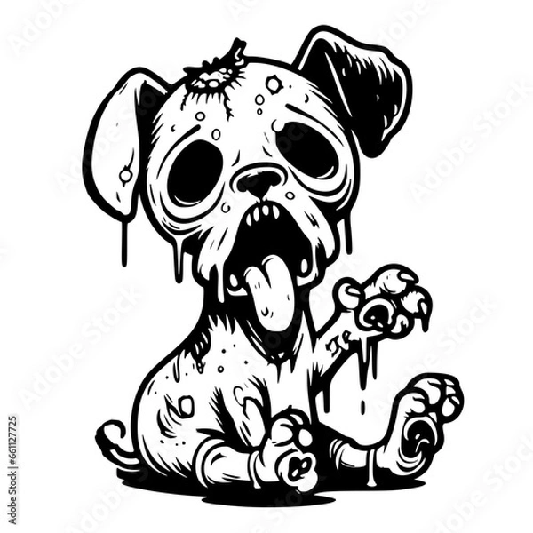 Fototapeta Zombie dog 1