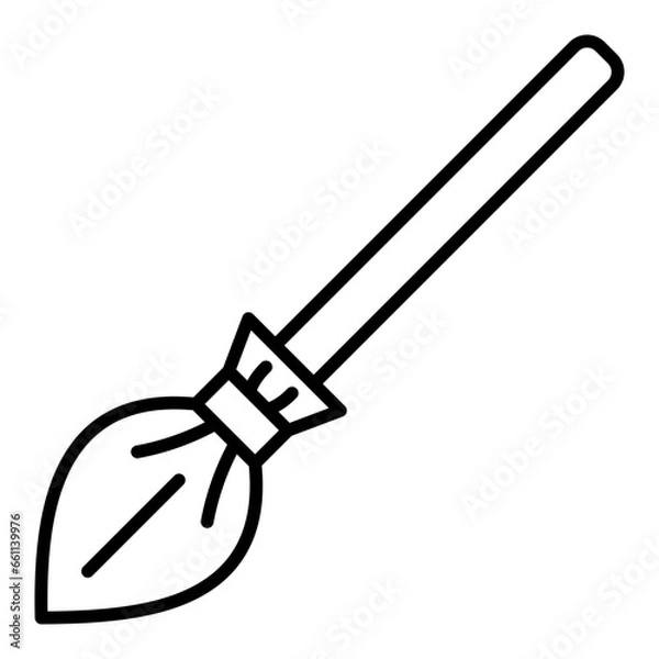 Fototapeta Witch Broom Icon