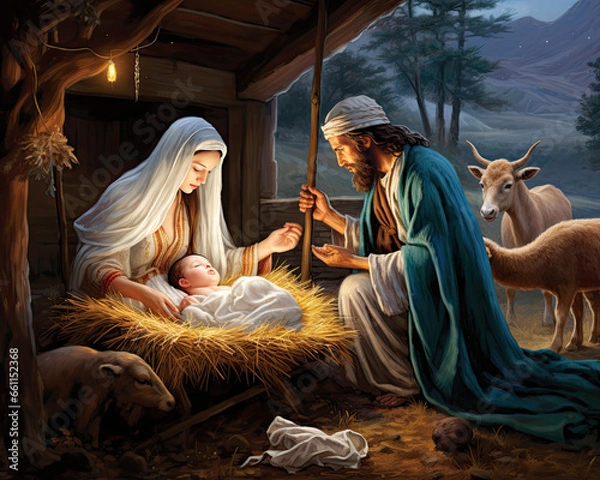 Obraz The Nativity Scene