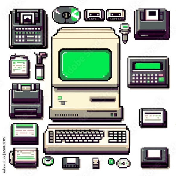 Obraz Komputer retro 1