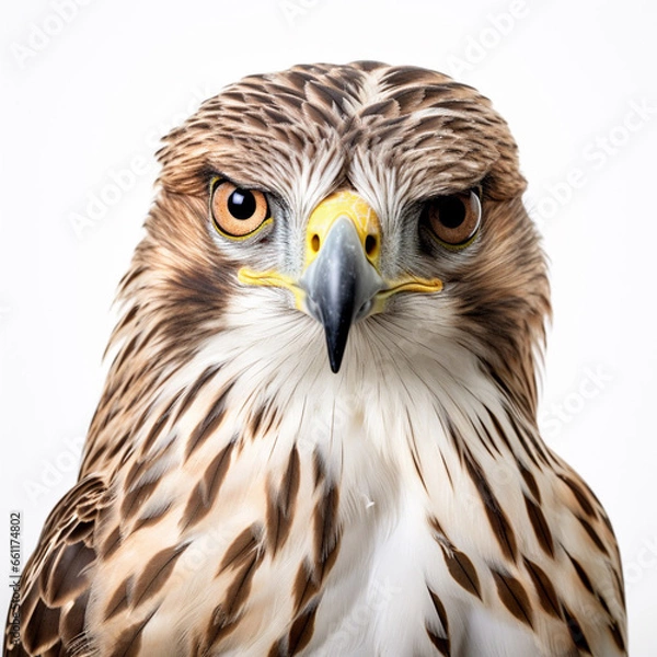 Fototapeta Portrait of a hawk, IA generated