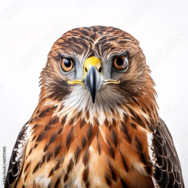 Fototapeta Portrait of a hawk, IA generated