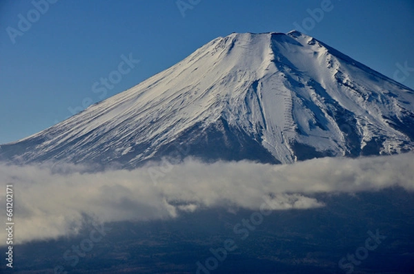Fototapeta 道志山塊の石割山より望む富士山
