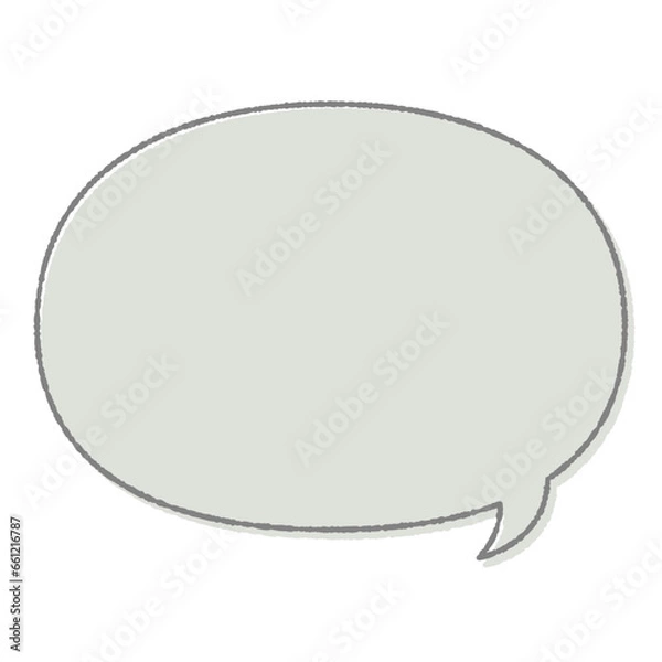 Fototapeta 黒色のふきだし