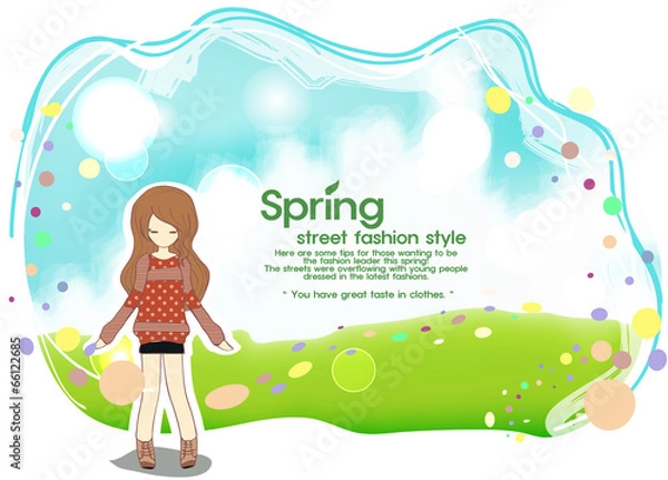 Obraz Illustration of spring