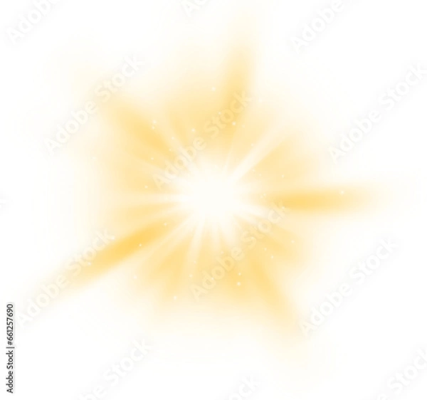 Obraz Sun Rays Effect for Photography