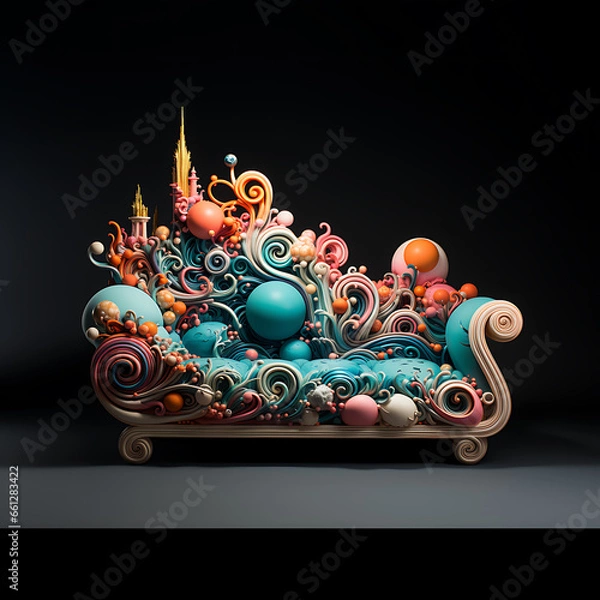 Obraz Surreal fantasy sofa
Gerative AI