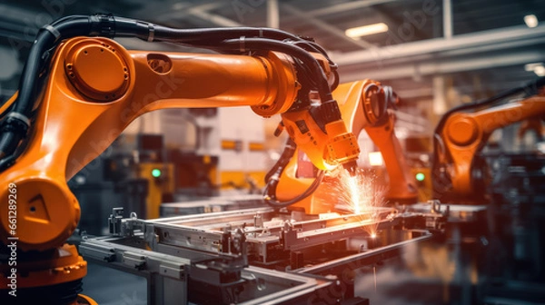 Fototapeta Robotic Arm Generative Ai