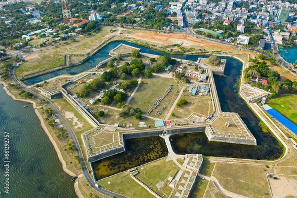Fototapeta Jaffna dutch fort build in late 19th century Fortress of Our Lady of Miracles of Jafanapatao.