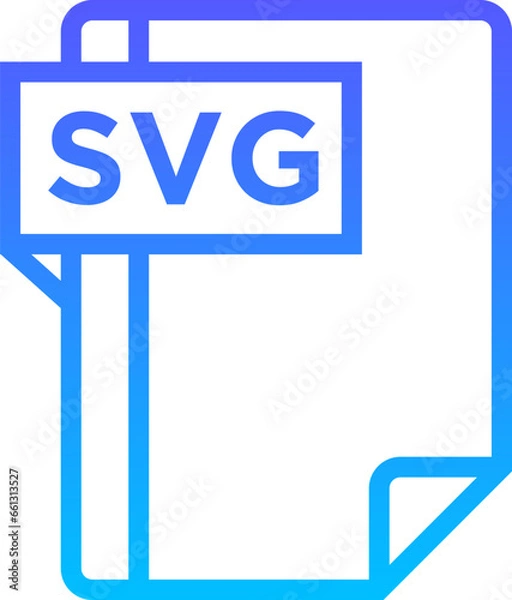 Obraz SVG Line Gradient Icon pictogram symbol visual illustration
