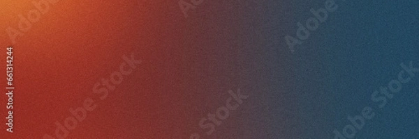 Fototapeta brown blue halftone , empty space grainy noise grungy texture color gradient rough abstract background , shine bright light and glow template