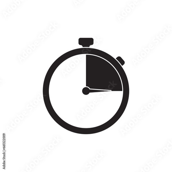 Obraz stop watch icon vector