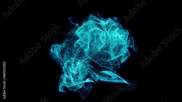 Obraz ParticleFlower01